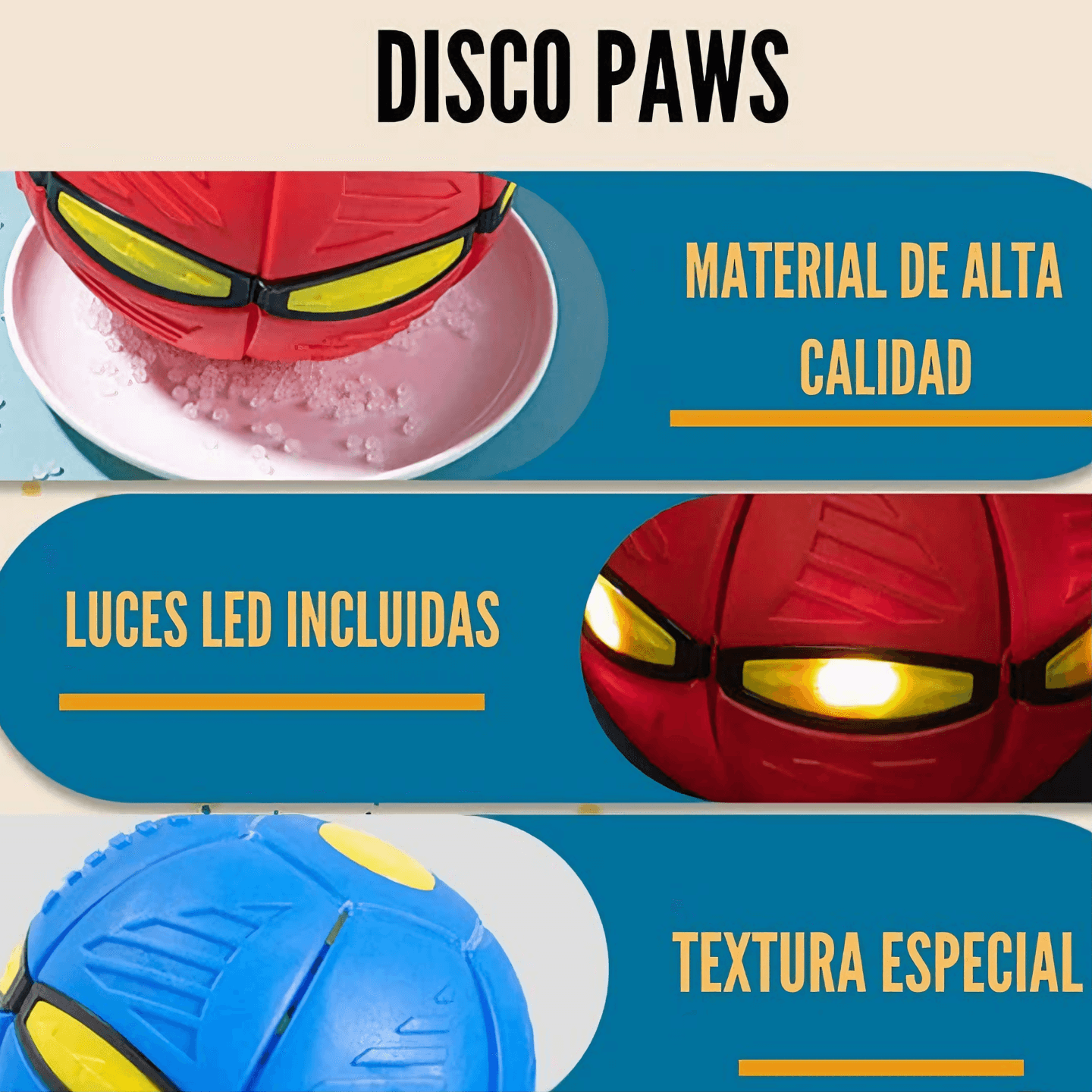 Pelota Disco Paws